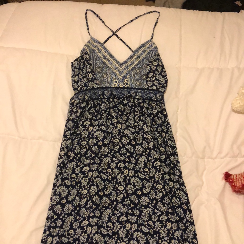 floral maxi dress